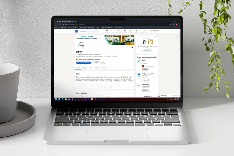 Bannière LinkedIn - Oxivi Engineering